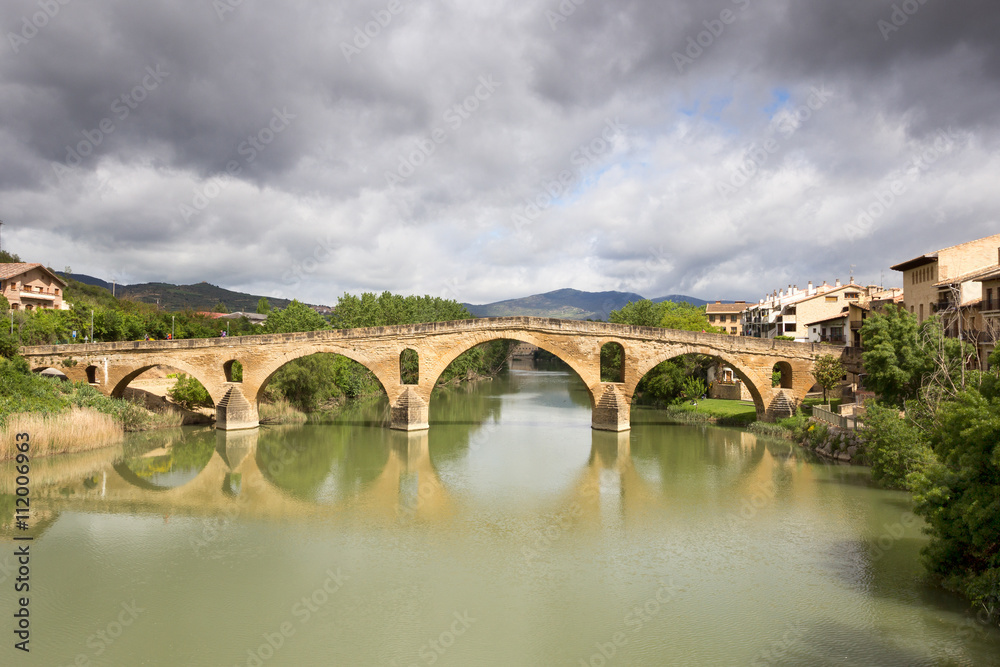 Bridge Puente la Reina, Navarra, Spain
