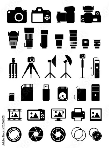 Camera Accessories Icons
