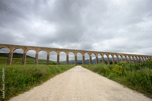 Acueducto de Noain near Pamplona city, Navarra, Spain