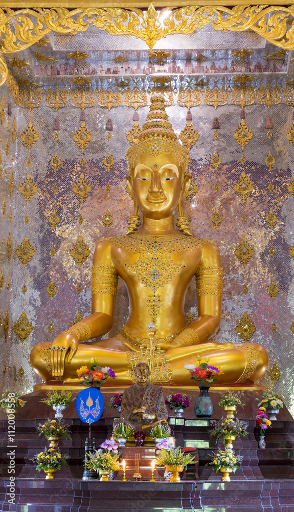 Golden Buddha Statue at Kalasin province,Thailand