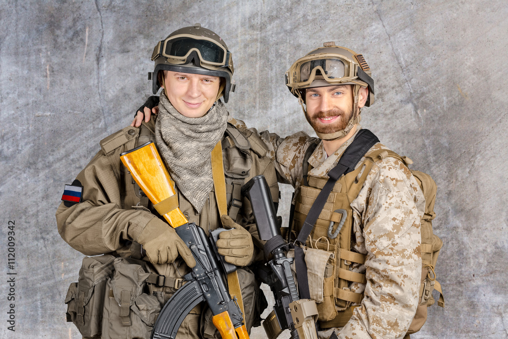 Two special force soldiers Two special force soldiers