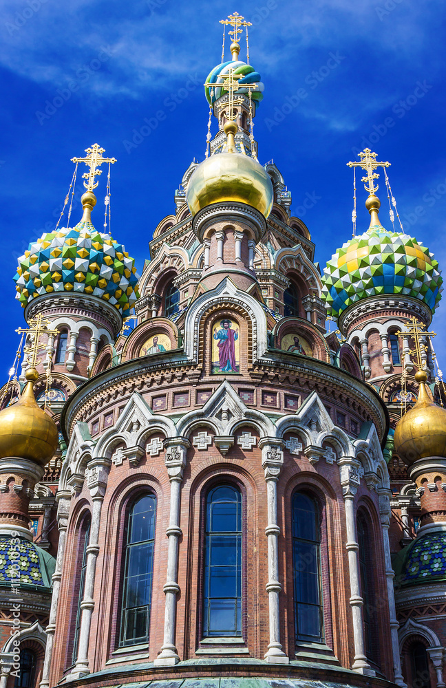 Church of the Savior on Spilled Blood in Saint Petersburg. Russia