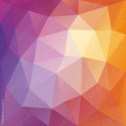 Multicolored low polygon mosaic background  vector design  creative background  templates design