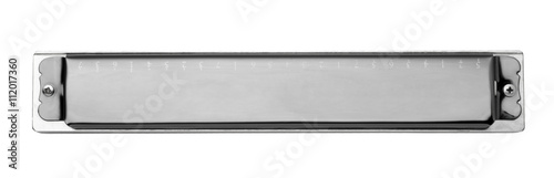 Fotografía harmonica isolated on white background