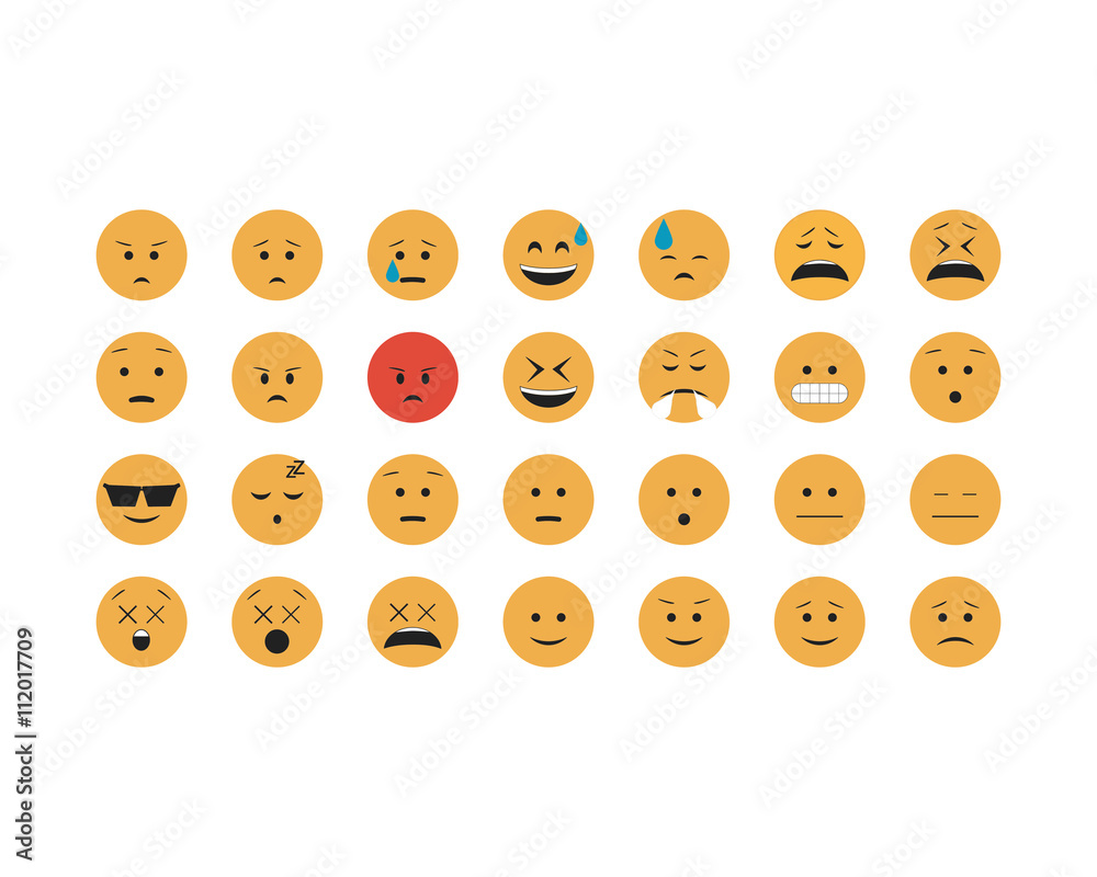 Emoticon vector. Emoji vector. Smile icon set. Emoticon icon web - stock vector. Emoticon vector. Emoji vector. Smile icon set. Emoticon icon web - stock vector.