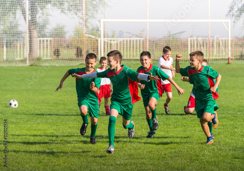 Victory on Kids football match © Dusan Kostic