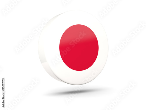 Free Download Round icon with flag of japan - GFXLoad
