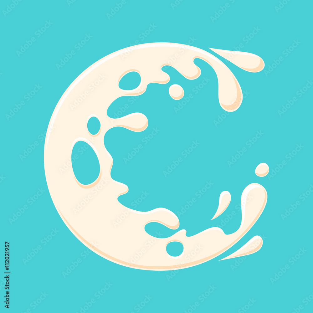 Milk splash vector Milk splash vector