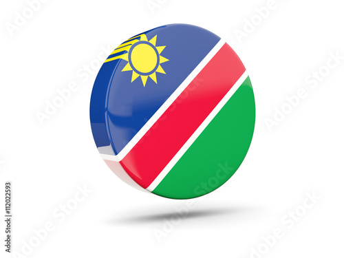 Free Download Round icon with flag of namibia - GFXLoad