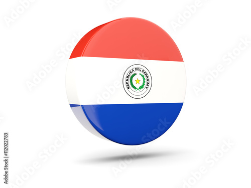 Free Download Round icon with flag of paraguay - GFXLoad