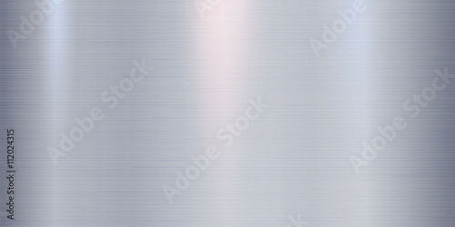 Realistic metal texture background with lights, shadows and scraths in blue tint. Perfect for your metal industry design