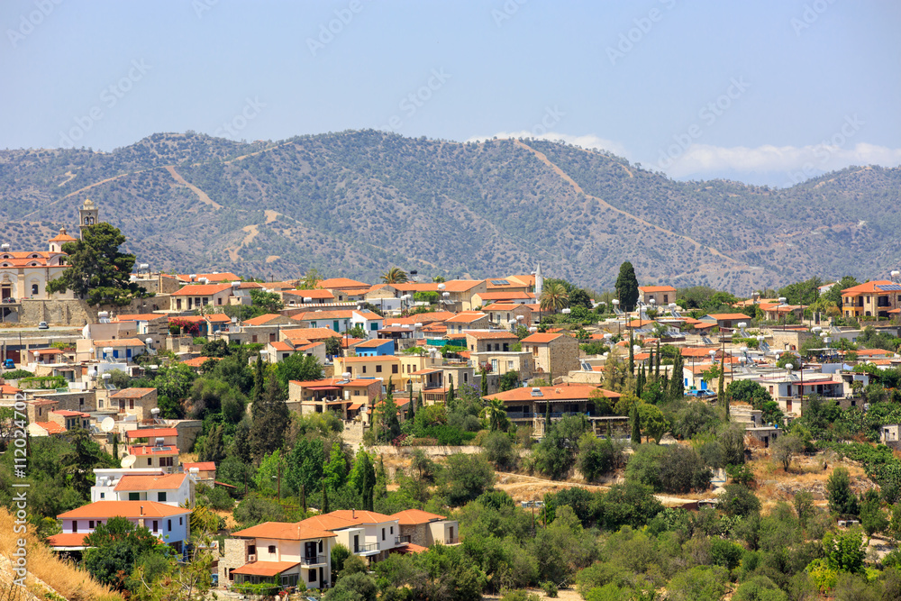 Mediterranean village in Cyprus