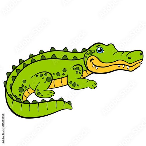 Little cute alligator smiles.