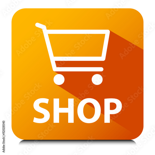 Shop Button Orange