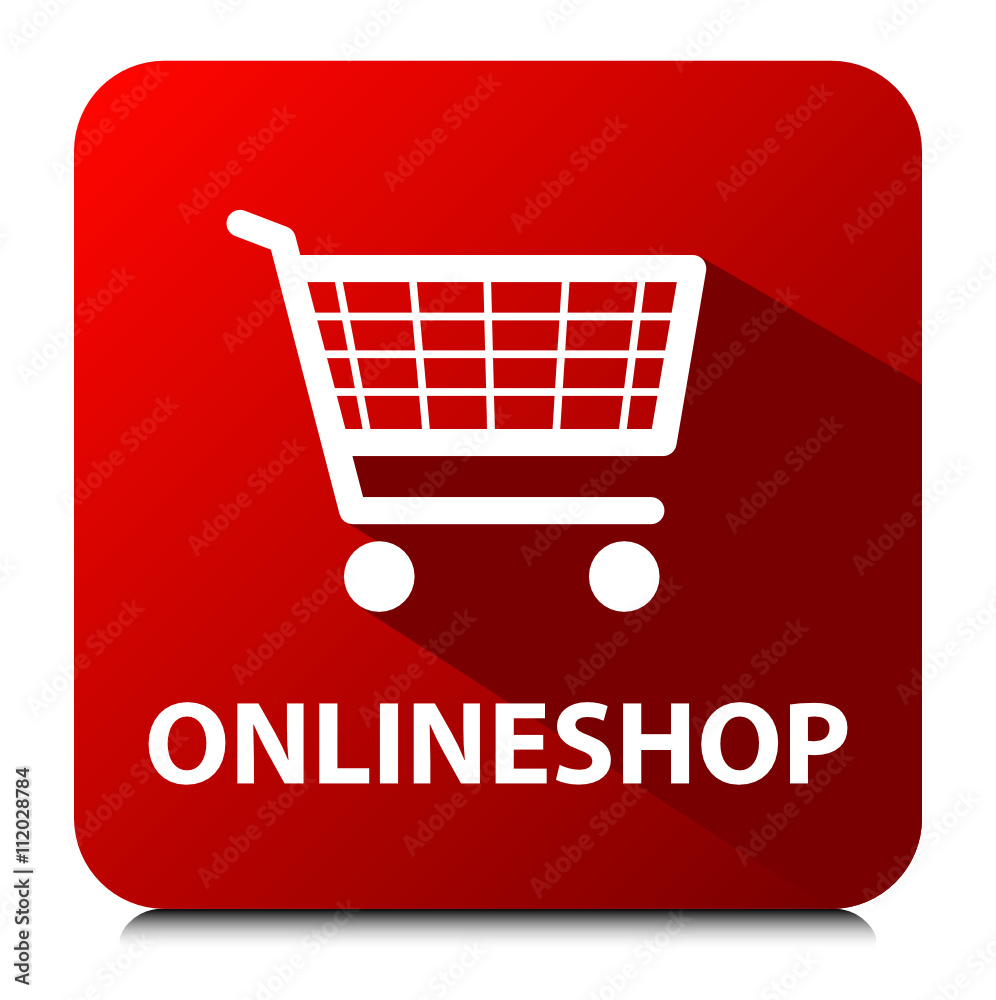 Onlineshop Button Rot Onlineshop Button Rot