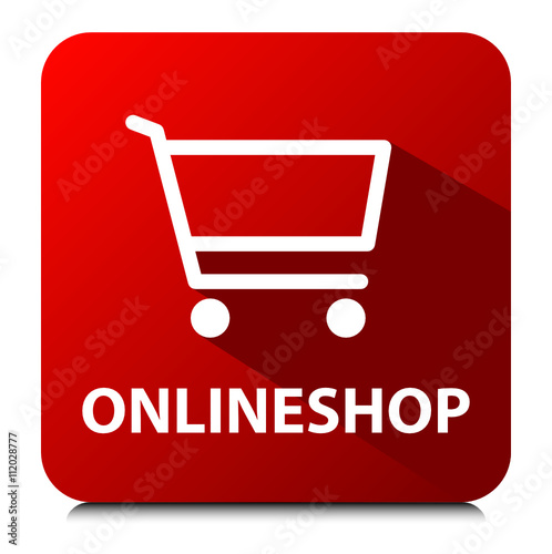 Onlineshop Button Rot