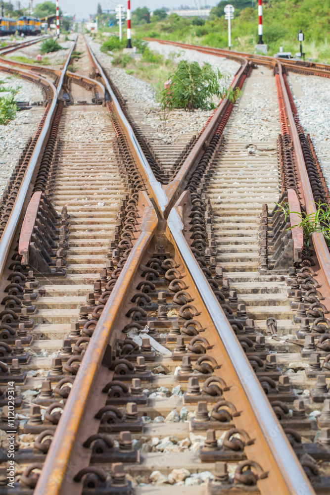 Fototapeta premium Railroad , The railroad