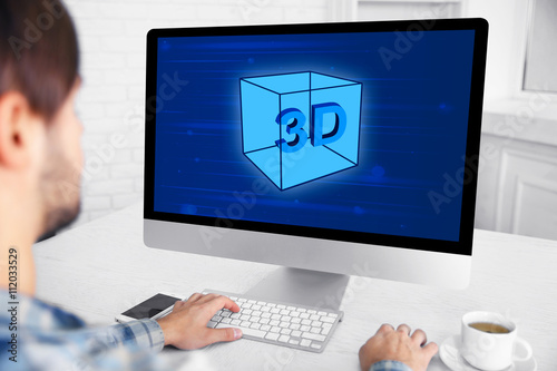 3D Printing concept, new te...