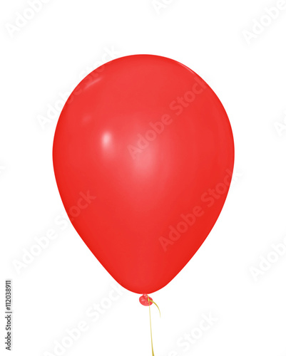 Balloon isolated - red