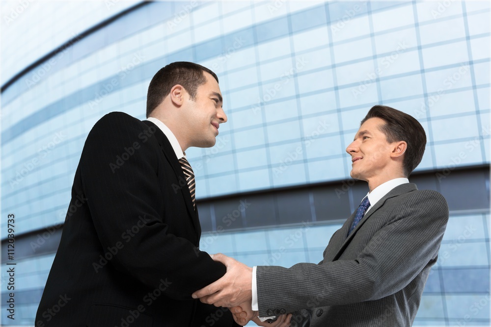 Handshake. Handshake.