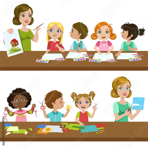 Kids In Art Class