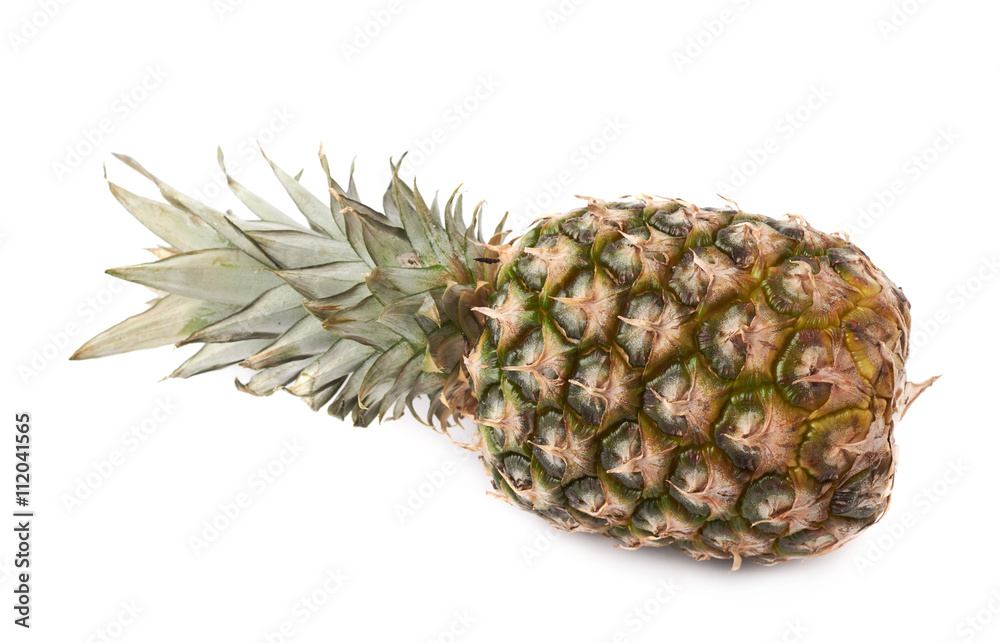 Whole pineapple isolated over white background Whole pineapple isolated over white background