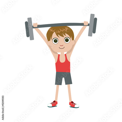 Young Weight Lifter