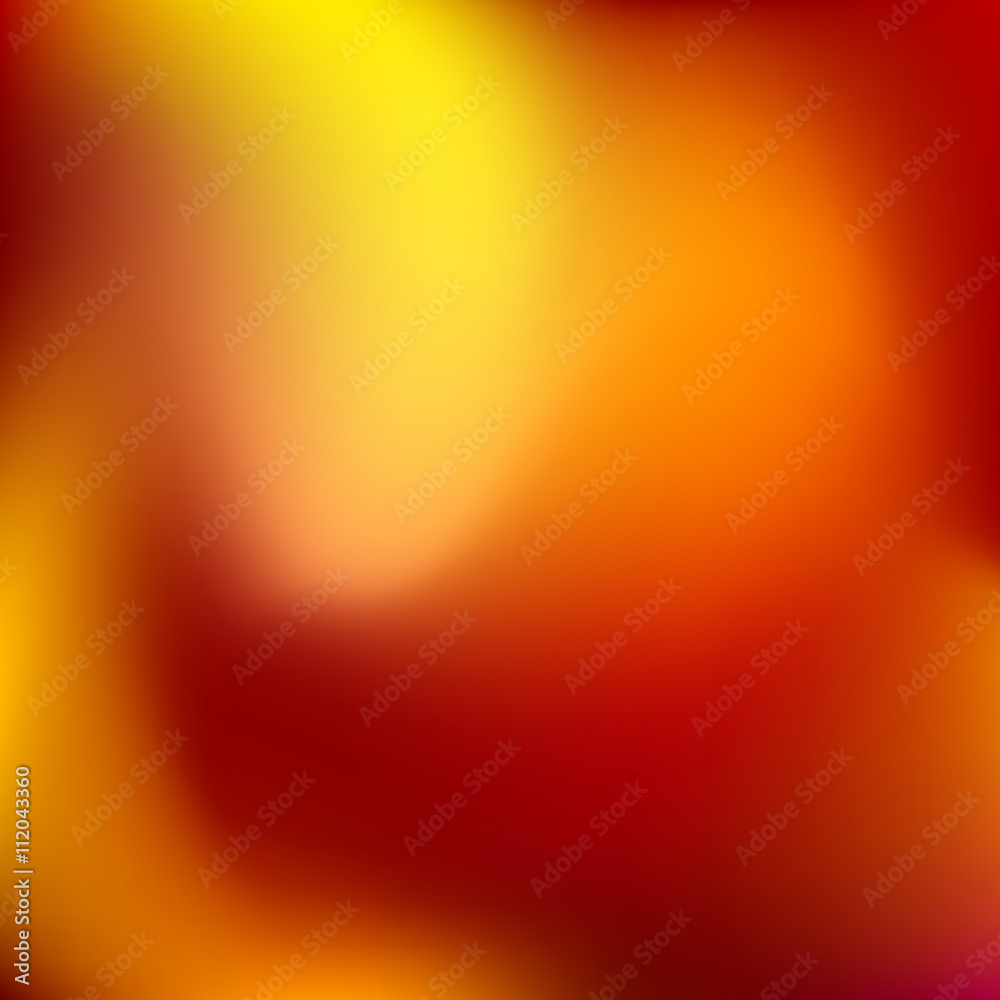 Abstract gradient blur background with red, orange, yellow and maroon colors for deign concepts, wallpapers, web, presentations and prints. Vector illustration.