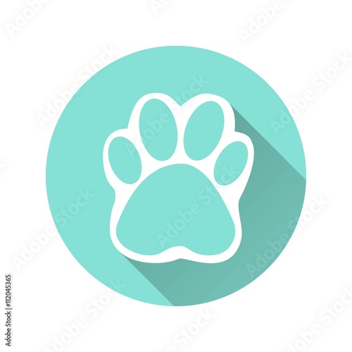 Paw - vector icon.