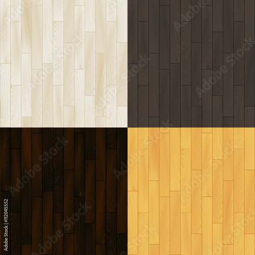 Realistic wooden floor parq...