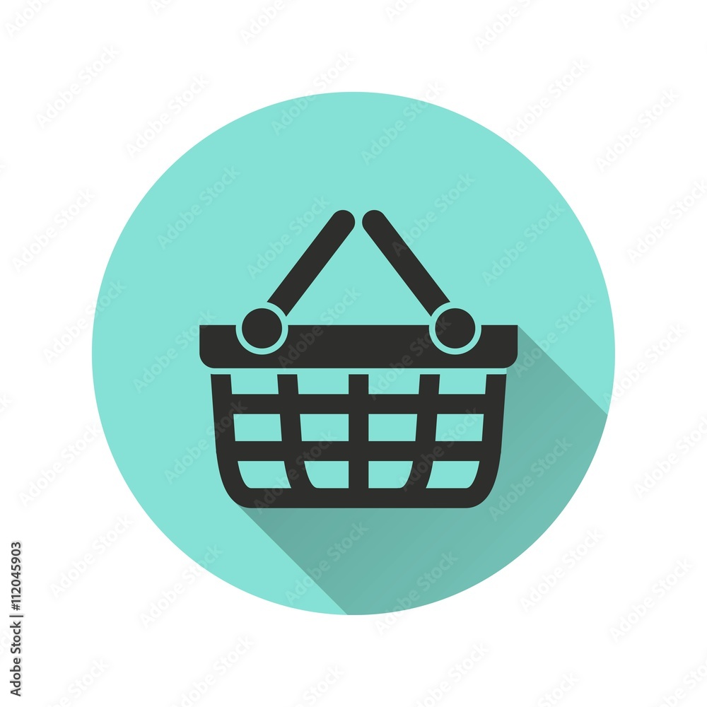Shopping basket - vector icon Shopping basket - vector icon
