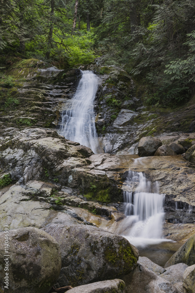 Obraz premium Waterfall As Seen In Its Natural Surroundings