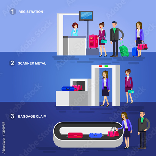 People in airport