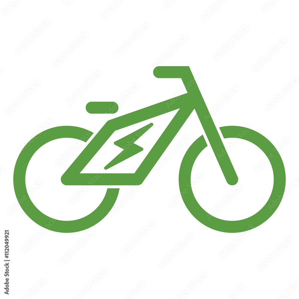 bicycle, ecology green icons set on white background bicycle, ecology green icons set on white background