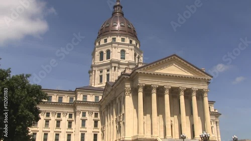 Kansas Statehouse Capitol building located in Topeka, Kansas, USA.