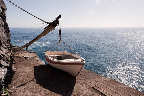 Old fishing boat in Sao Jorge, Madeira, Portugal. © andriypetryna