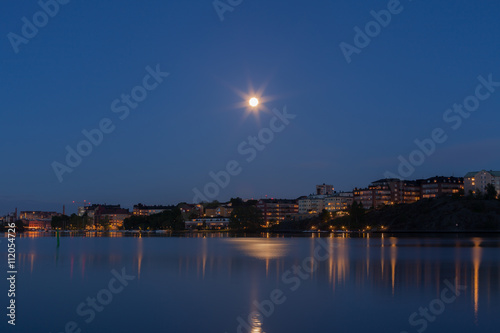 Just a ordinary but very nice calm evening at the little island of Lilla Essingen in Stockholm © Ojvind