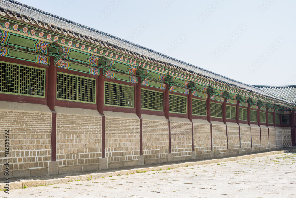 SEOUL,South Korea - MAY 22: Gyeongbokgung Palace. MAY 22, 2016 i