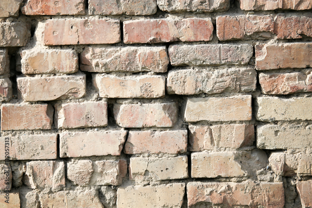 Fototapeta premium brick wall as background. texture