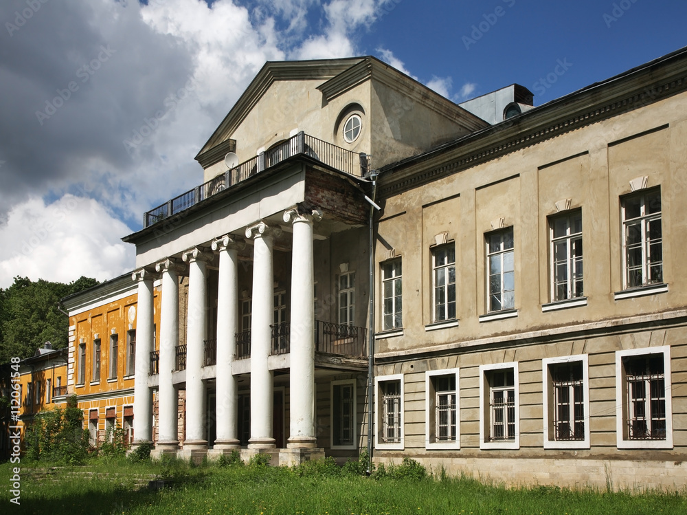 Palace of Volkonsky in Sukhanovo homestead. Moscow region. Russia