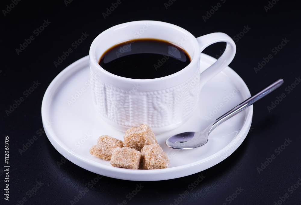 black coffee on a black background black coffee on a black background
