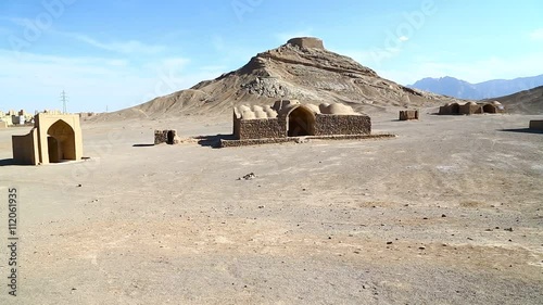 Wallpaper Mural blur in iran near yazd the antique zoroastrian temple abandonated house and contruction Torontodigital.ca