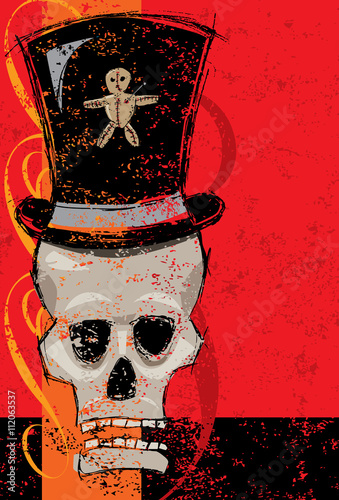 Voodoo man skull