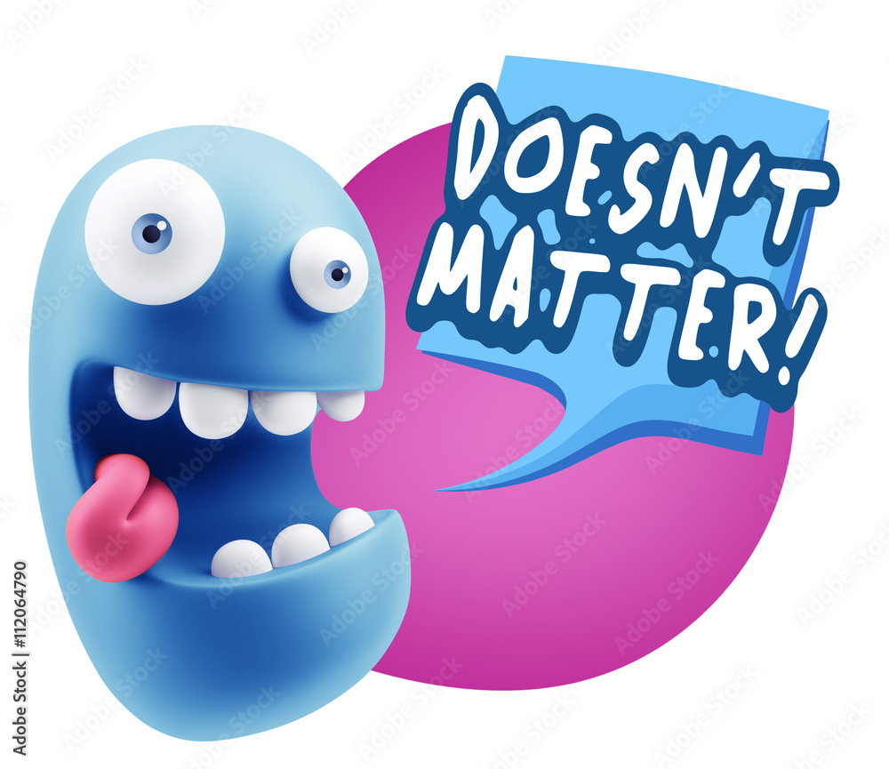 3d Rendering Smile Character Emoticon Expression saying It Doesn 3d Rendering Smile Character Emoticon Expression saying It Doesn