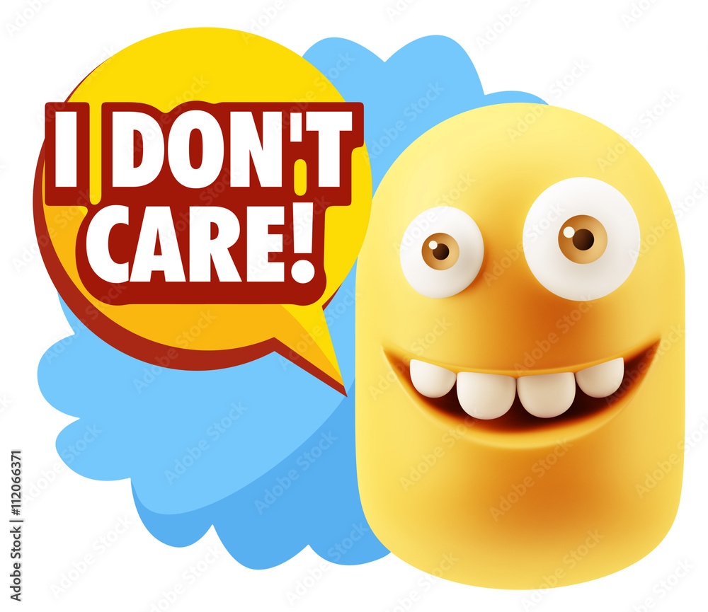 3d Illustration Laughing Character Emoji Expression saying I Don 3d Illustration Laughing Character Emoji Expression saying I Don