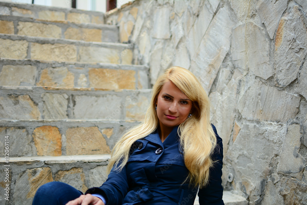 Pretty woman in business suite, posing outside. Photos are taken on Kopaonik mountain, Serbia. Pretty woman in business suite, posing outside. Photos are taken on Kopaonik mountain, Serbia.