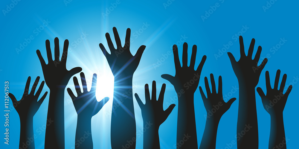 Obraz premium Mains - équipe - union