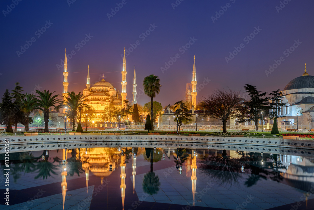 Obraz premium Błękitny Meczet, Stambuł, Turcja