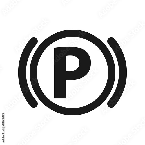 car parking warning icon