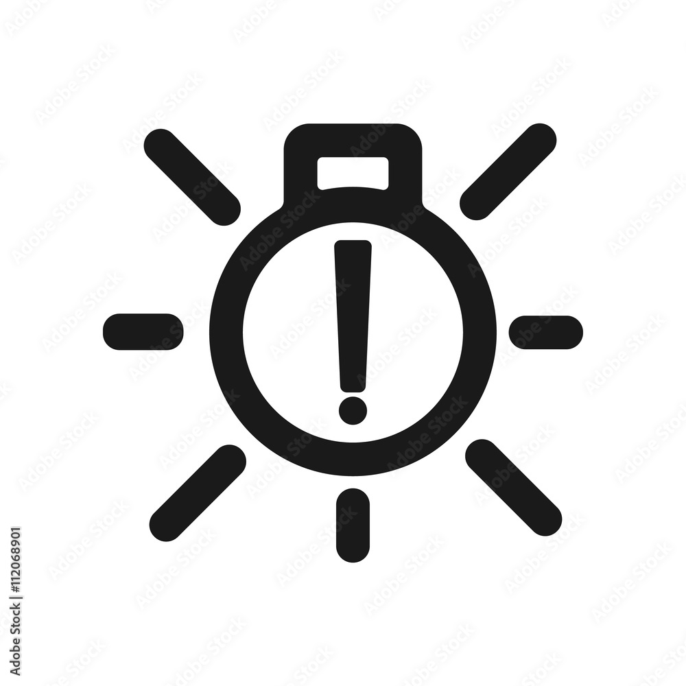 exterior bulb failure icon Stock Vector | Adobe Stock